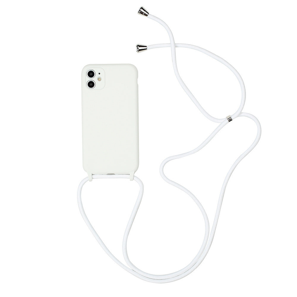 Crossbody Lanyard Can Carry Liquid Silicone All-inclusive Mobile Phone Case