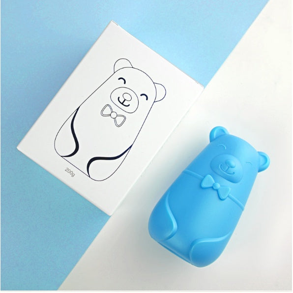 Blue bubble toilet toilet toilet liquid toilet detergent toilet treasure