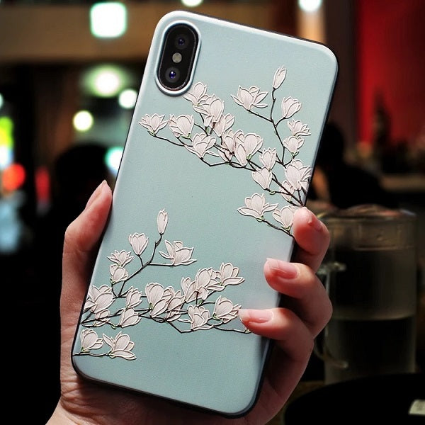 Embossed tpu creative mobile phone case