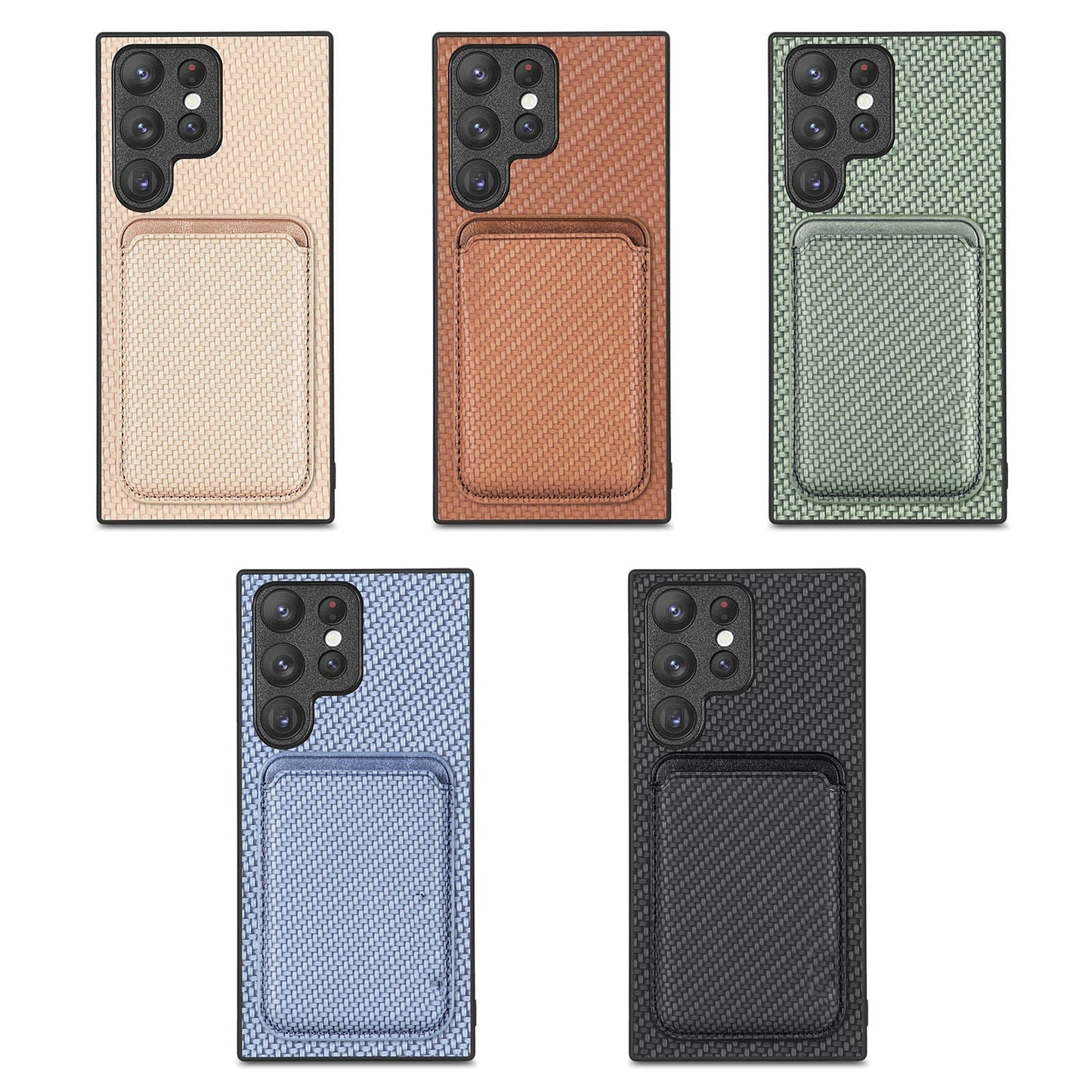 Magnetic Suction Card Pack S22P Fiber Stripe NOTE20 All-pack Protective Case
