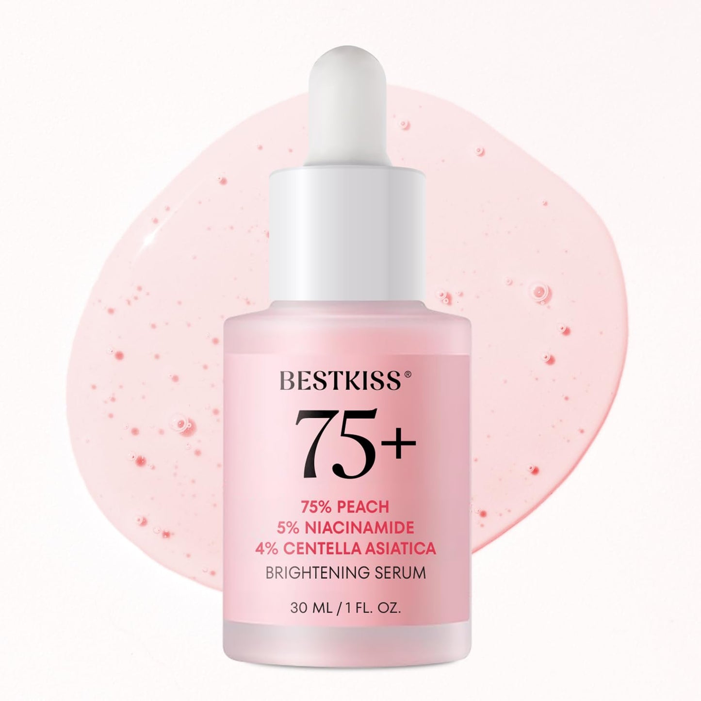 Bestkiss 10% Niacinamide + 5% Tranexamic Acid + 2% Alpha-Arbutin Dark Spot Serum with Ceramides Hyaluronic Acid Centella Asiatica - Vegan Fragrance Free Cruelty Free 30mL