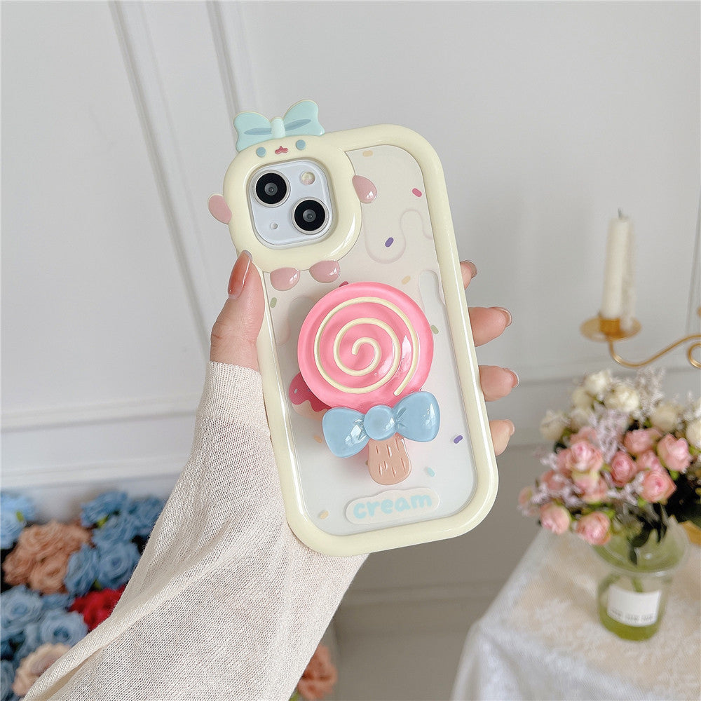 Ice Lolly Lollipop Transparent Cartoon Soft Phone Case