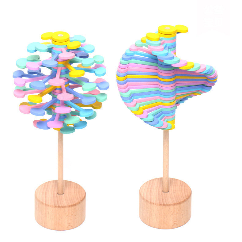 Lollipop Wooden Bar Rotating Toy