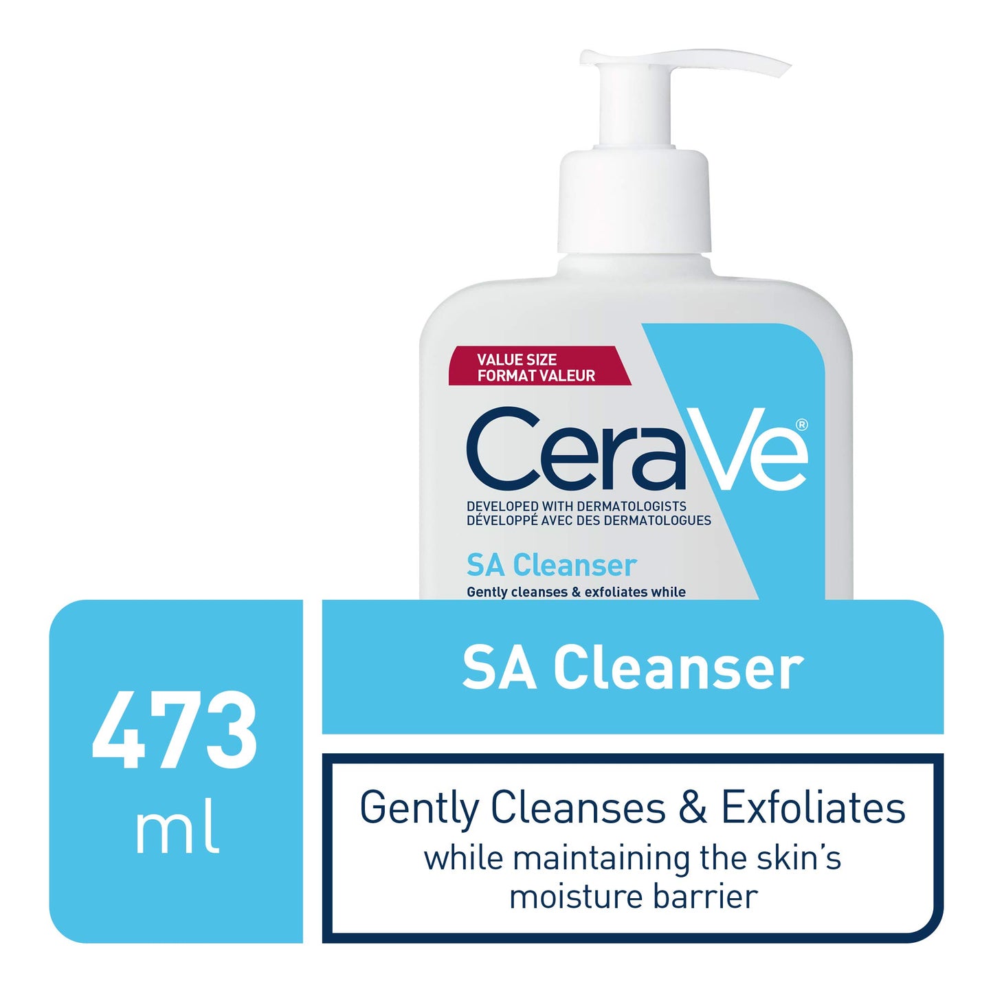 CeraVe Moisturizing Lotion, Daily Lightweight Lotion with Hyaluronic Acid & Ceramides for Women and Men. Suitable for Dry & Sensitive Skin, Fragrance-Free, Non-Comedogenic & Allergy Tested, 473 mL