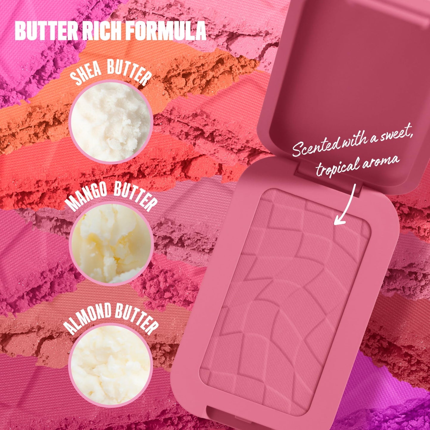 NYX Professional Makeup Buttermelt Blush, Buttery Soft Powder Blush, Up to 12 H Wear, Fade & Transfer Resistant, With Mango, Almond & Shea Butters, Shade: Getting Butta