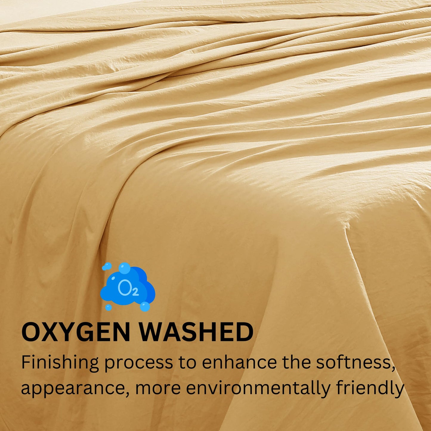 Queen Sheet Set Oxygen Washed - Premium Ultra-Soft Microfiber Queen Bed Sheets - Incredible Softness - Deep Pocket - Bedding Sheets & Pillowcases (Queen, Charcoal)