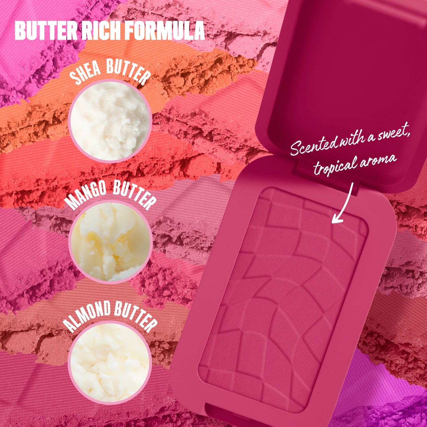 NYX Professional Makeup Buttermelt Blush, Buttery Soft Powder Blush, Up to 12 H Wear, Fade & Transfer Resistant, With Mango, Almond & Shea Butters, Shade: Getting Butta