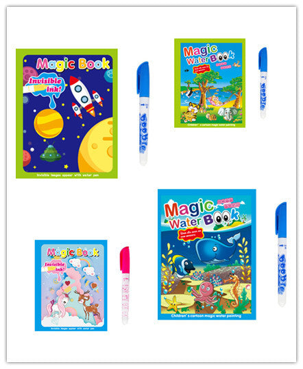 Children's Creative Magic Water Painting Book