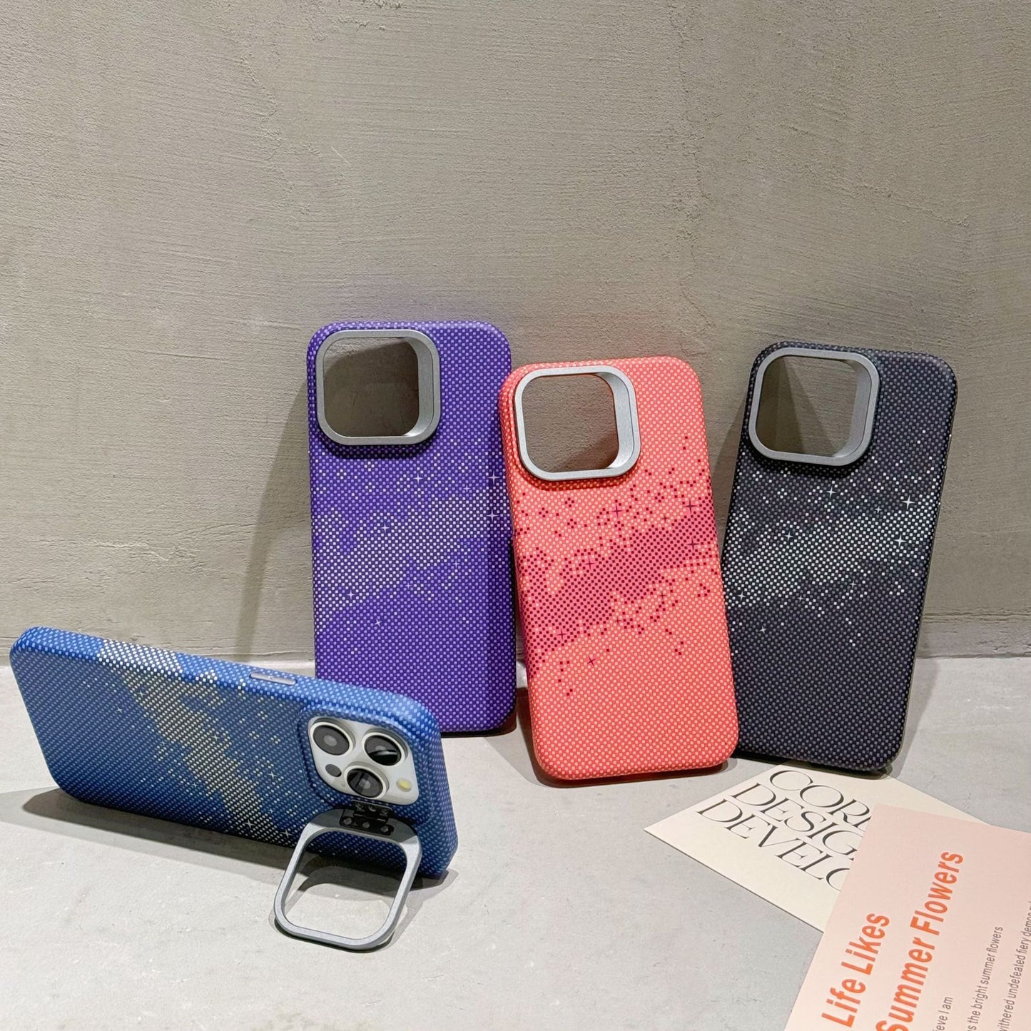 Texture Magnetic Metal Lens Holder Apply Mechanically