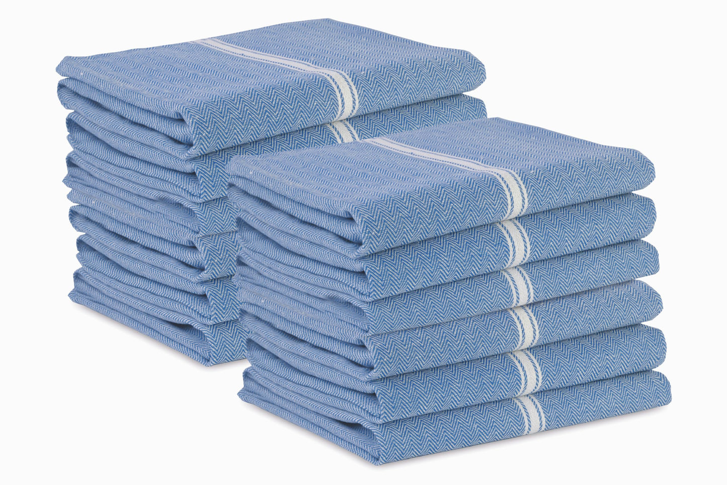 Kitchen Towel Set - 100% Cotton Kitchen Towels, Reusable Dish Cloths, Grey Dish Towels for Kitchen, Soft Absorbent Tea Towels, Durable Kitchen Hand Towels, 14” x 25” Kitchen Dish Towels - 6 Pack