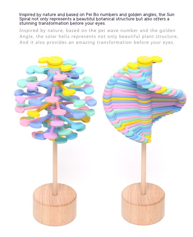 Lollipop Wooden Bar Rotating Toy