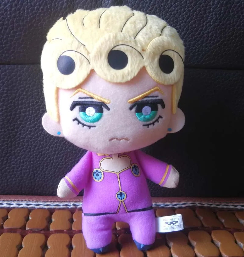 Jojoss Bizarre Adventure Golden Wind Plush Giorno Narancia Mista stuffed plush toy doll new