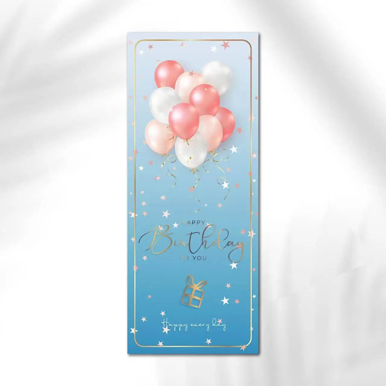 10-30Pcs "Happy Birthday To You" Stickers Pink Blue Black Birthday Gift Package Decor Seal Labels 6x15cm Exquisite Stickers