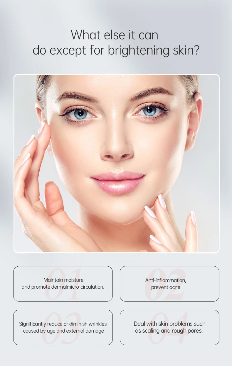 Vitamin C Serum for Face Whitening Dark Spot Remover Hyaluronic Acid Facial Essence Skin Care Beauty Korean Cosmetics