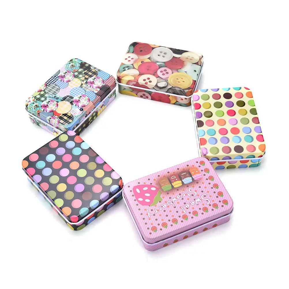 Mini Tin Metal Box Sealed Jar Packing Boxes Jewelry, Candy Box Small Storage Cans Coin Earrings Headphones Gift Box