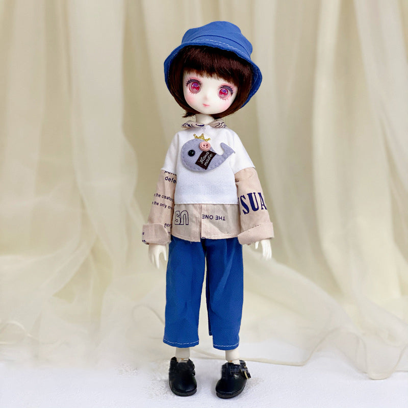 Fashion 1/6 Bjd Doll Clothes Accessories Princess Dress 30cm Doll Clothes Suit Loli Dress Up Skirt Girls Kids Doll Toy Gift