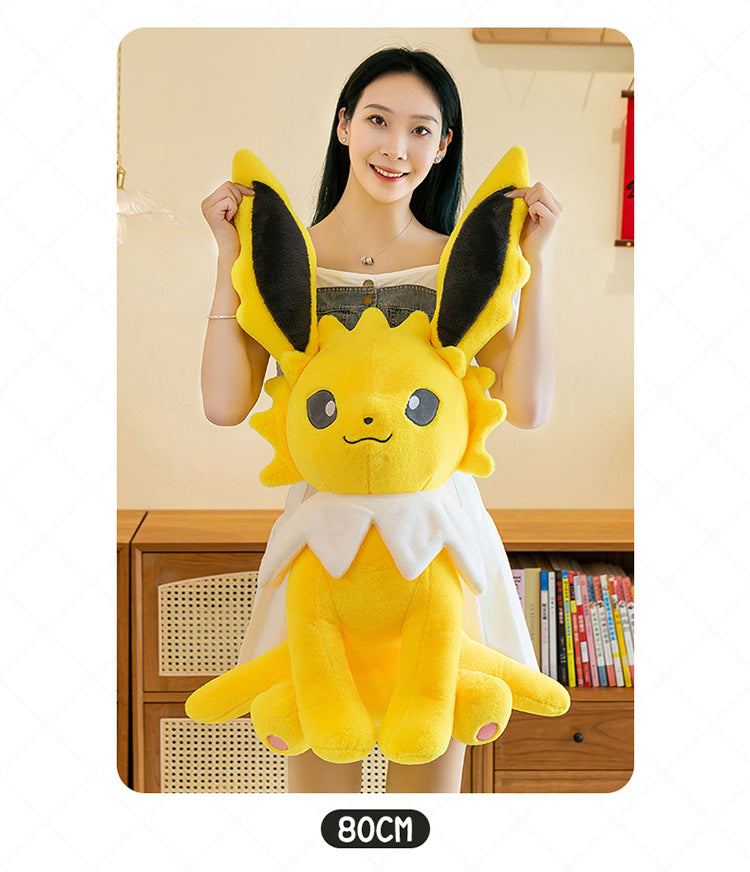 Pokemon Eevee Soft Hug Series Stuffed Plush Doll Toy Vaporeon Eeveelution Flareon Jolteon Pet Elves Gift