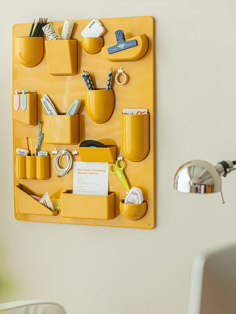 Storage Rack for Wall Holder Offices Kitchens Organizer Workshops Bathrooms Children's Rooms Different Shapes Size Hooks Clips