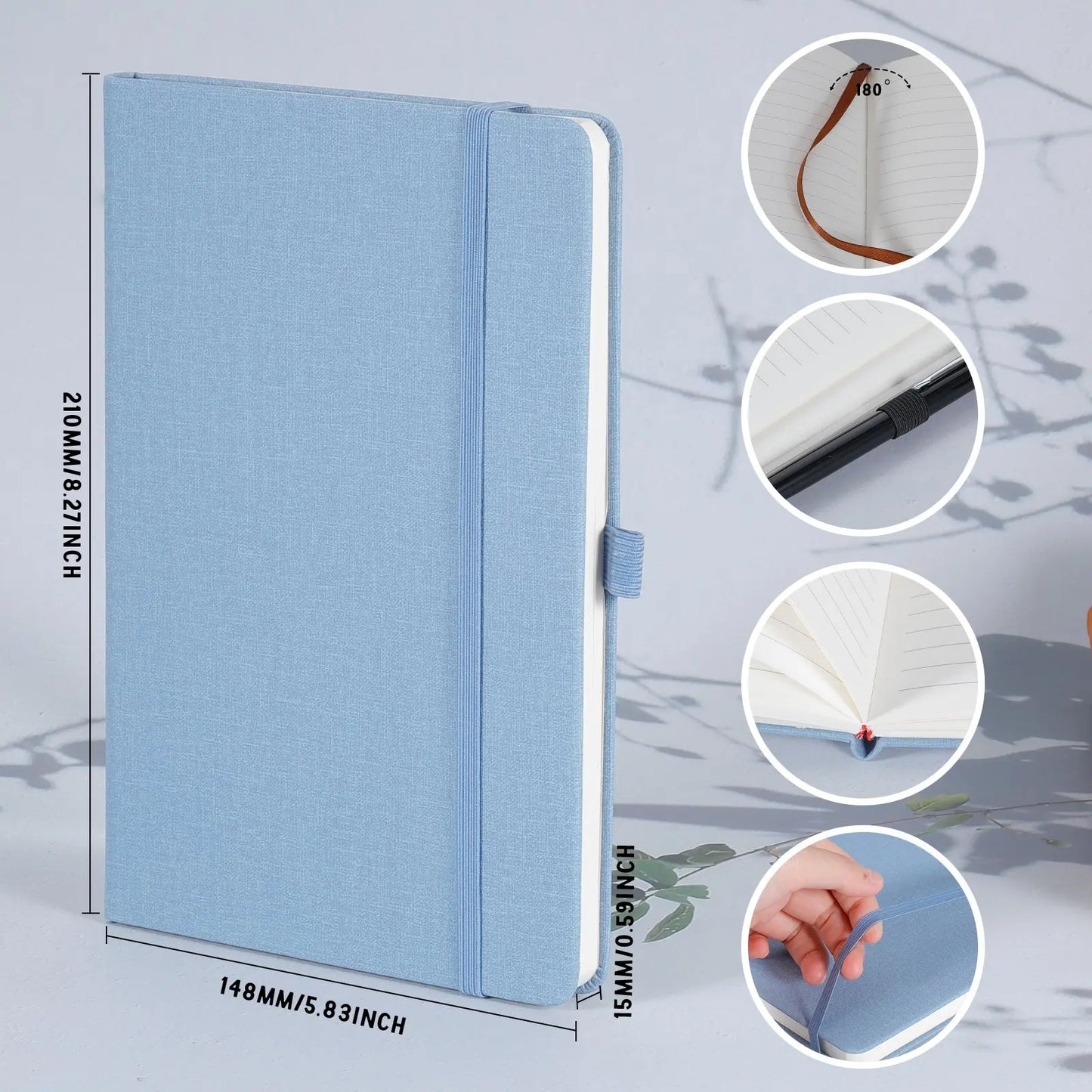 Free Custom Initials Name Letters Pattern PU Leather A5 Notebook Cover Travel Business Journal DIY Notepad Stationery Supply