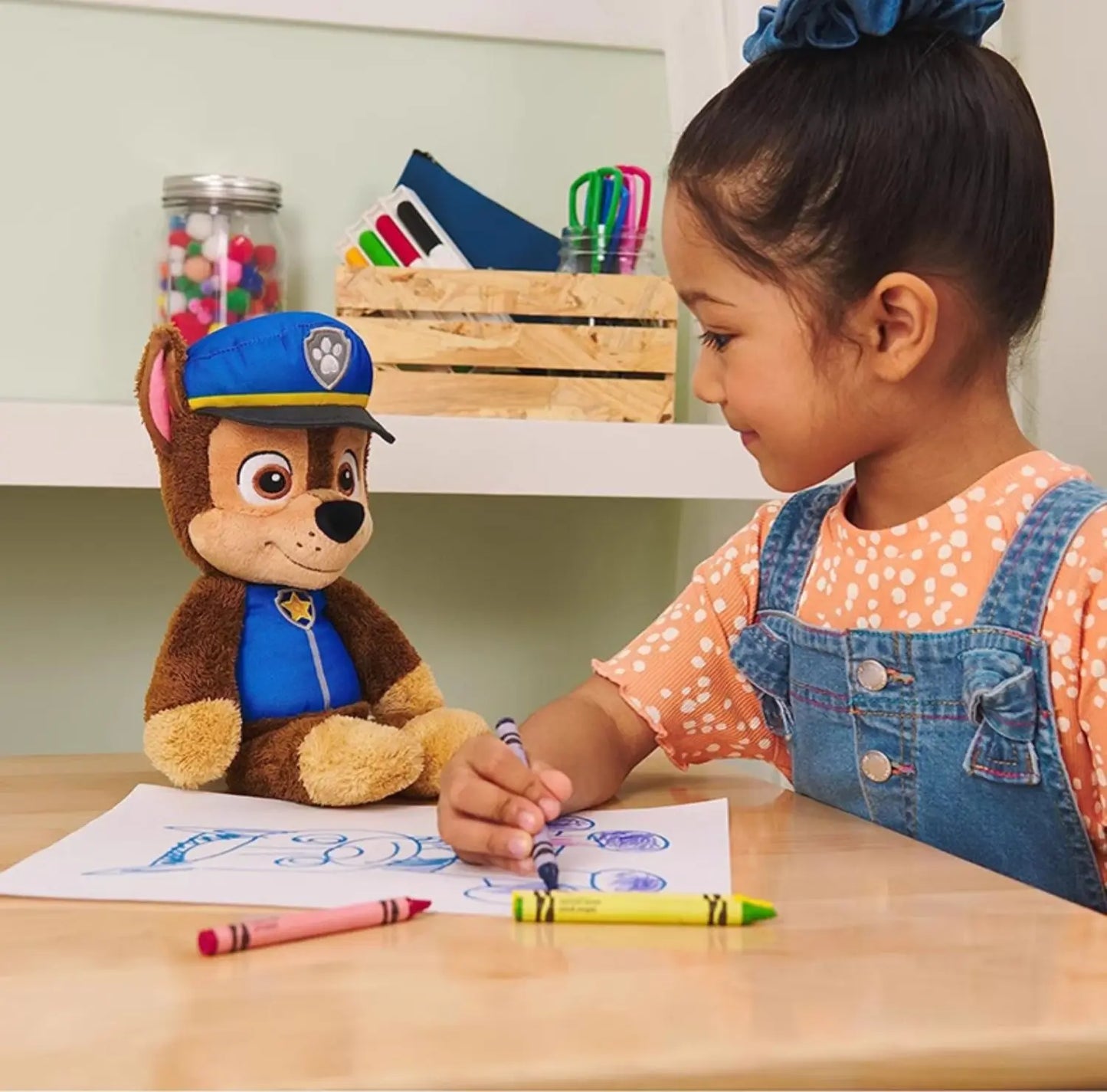 Genuine PAW Patrol Official Chase Skye Marshall Rubble Take Along Buddy Plush Toy Premium Stuffed Animal 13” 30cm Children Gift