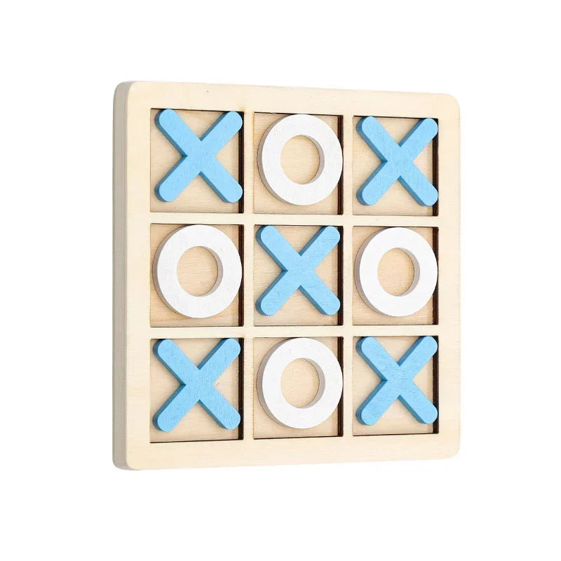 Montessori Wooden Toy Mini Chess Play Game Interaction Puzzle Training Brain Learing Early Educational Toys for Children Kids