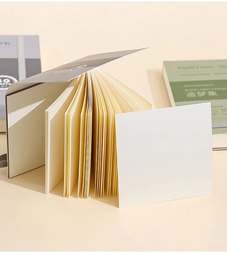 Creative Tearable Blank Painting Notebook Artist Thick Drawing Sketching Book for School Student Art Stationery Supplies