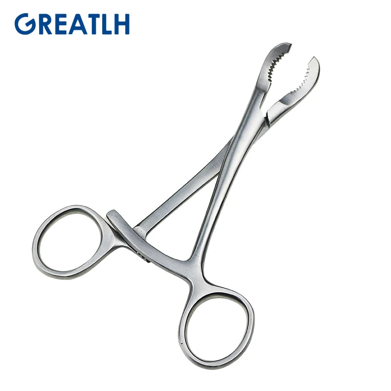 Bone Holding Forceps Stainless Steel Toothed Phalanges Reduction Forceps Veterinary Orthopedics Instruments 1pcs pet