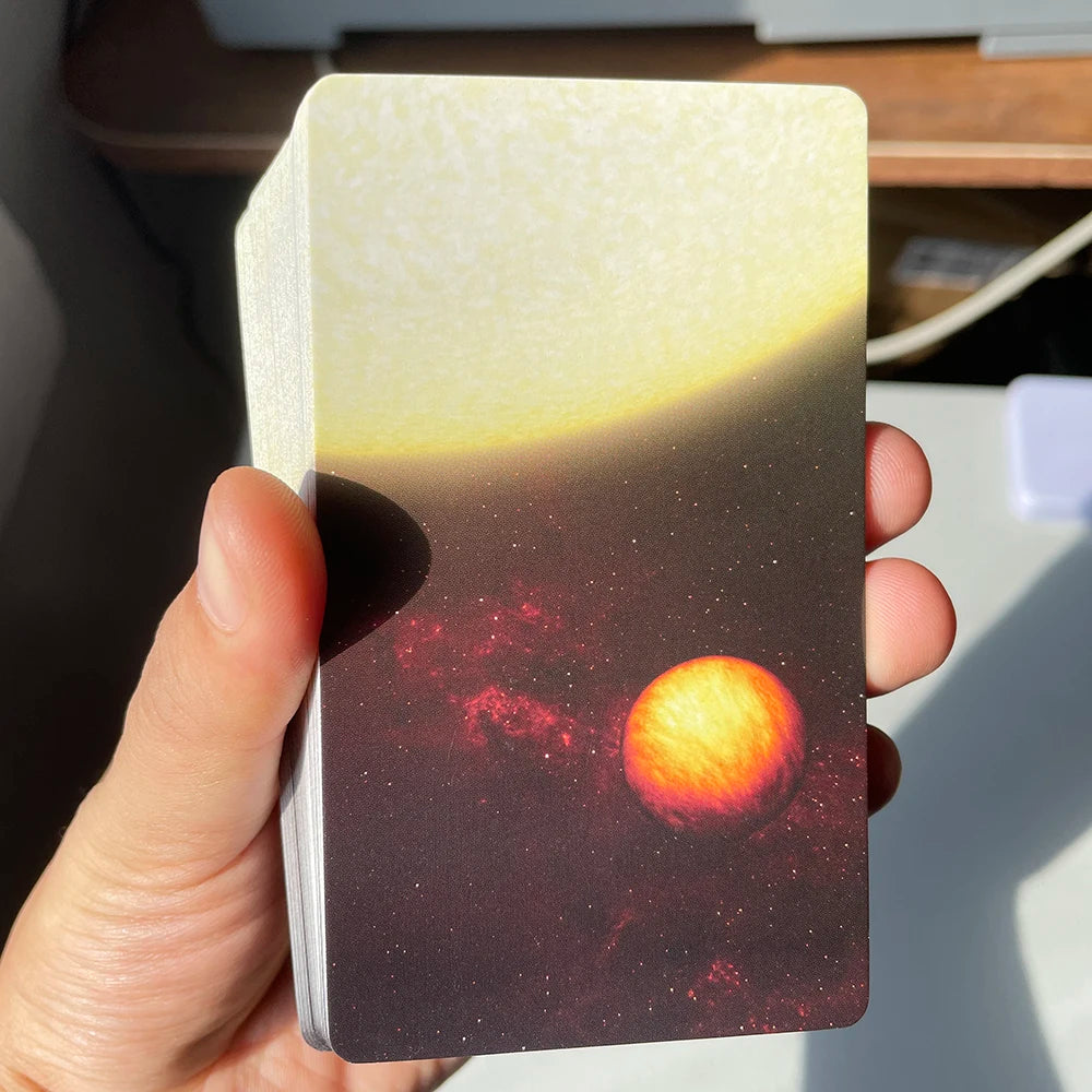 Occult Cosmos Oracle Cards Keywords Prophet Prophecy Divination Tarot Deck 64-cards English Meaning on It Fortune Telling