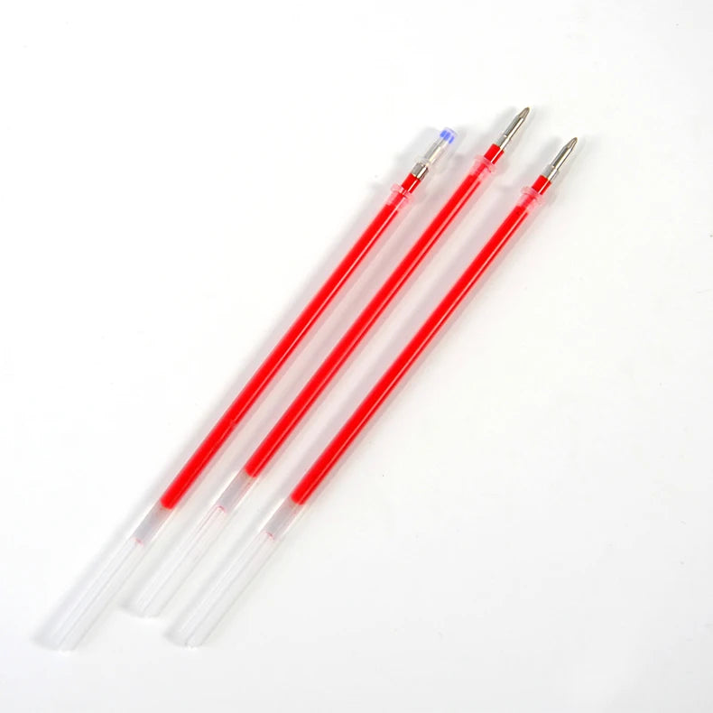 Haile Kawaii Gel Pens ink Refill Set 0.5mm Ballpoint Pen Bullet Tip School Journal Writing Signature Child Stationery Supplies