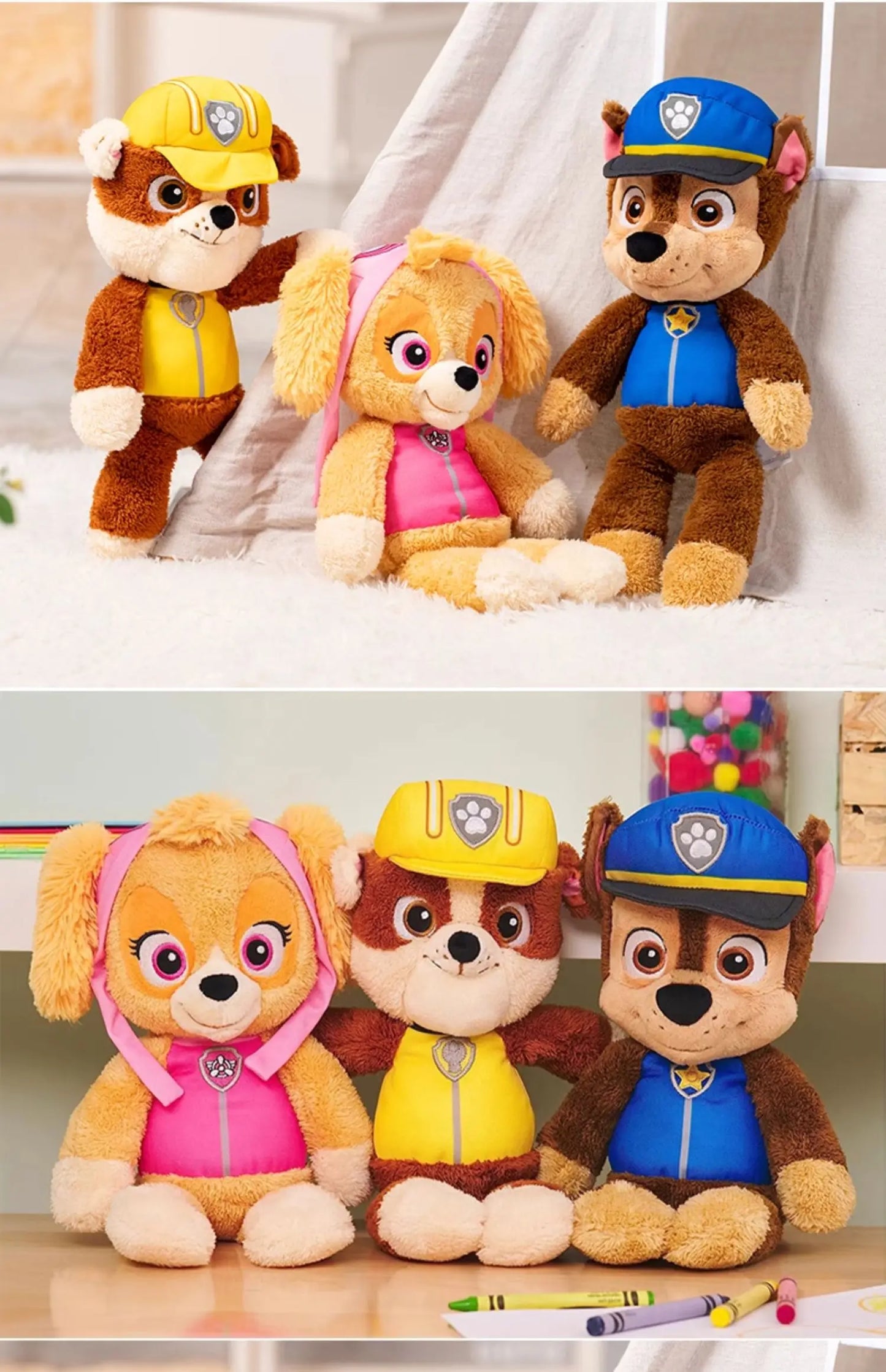 Genuine PAW Patrol Official Chase Skye Marshall Rubble Take Along Buddy Plush Toy Premium Stuffed Animal 13” 30cm Children Gift