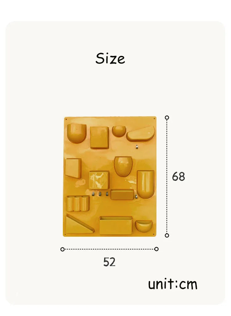 Storage Rack for Wall Holder Offices Kitchens Organizer Workshops Bathrooms Children's Rooms Different Shapes Size Hooks Clips
