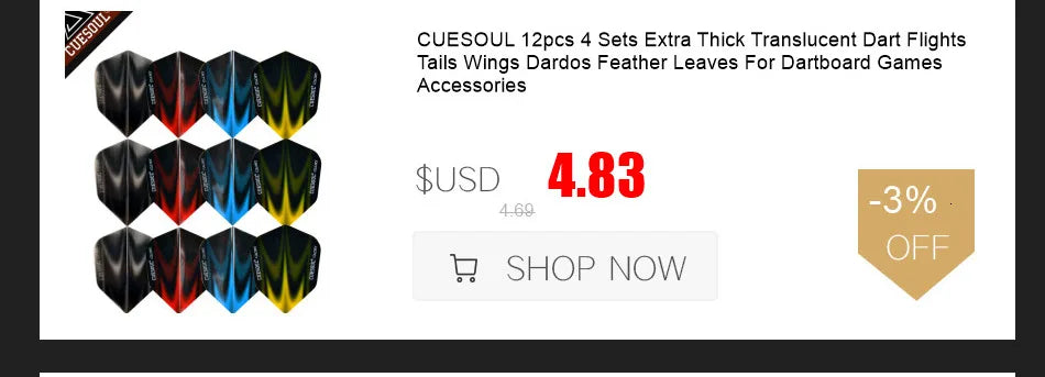 Fox Smiling 30PCS Dart Flights Wolf Pattern PET Dart Accessories Dardos Feather Leaves