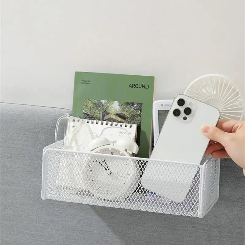 Hanging Basket Bed Bedside Organizer Storage Wall Dorm Bunk Cabinet Door The Over Loft Room Pocket Rack Magazine Dormitory Rail