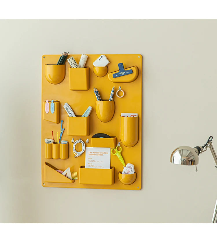 Storage Rack for Wall Holder Offices Kitchens Organizer Workshops Bathrooms Children's Rooms Different Shapes Size Hooks Clips