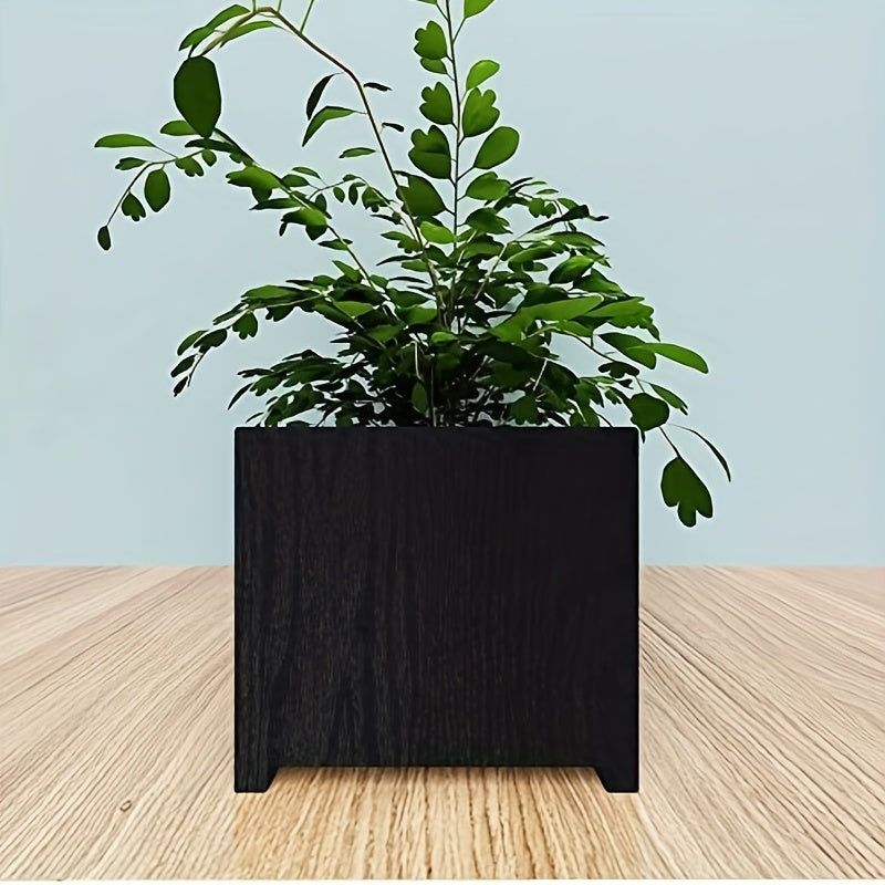 Black Wood Self-adhesive And Removable Wallpaper Vinyl For Countertop Furniture Kitchen Walls Realistic Wood Feel Home Decor