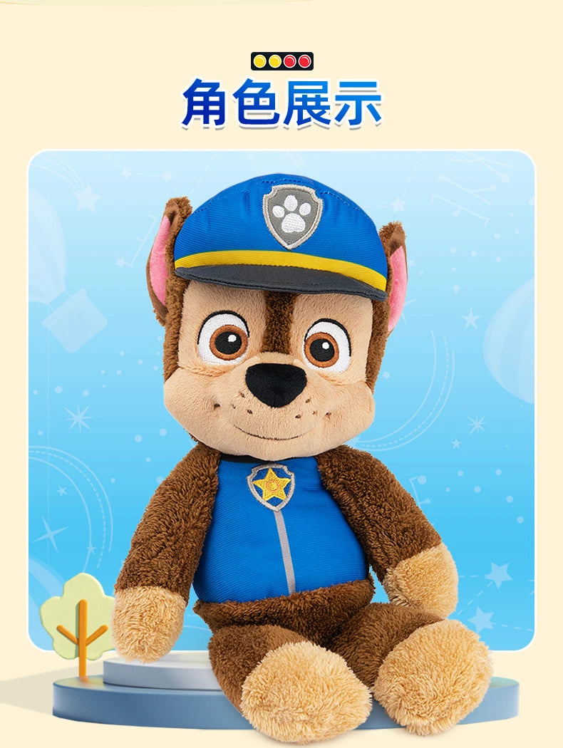Genuine PAW Patrol Official Chase Skye Marshall Rubble Take Along Buddy Plush Toy Premium Stuffed Animal 13” 30cm Children Gift