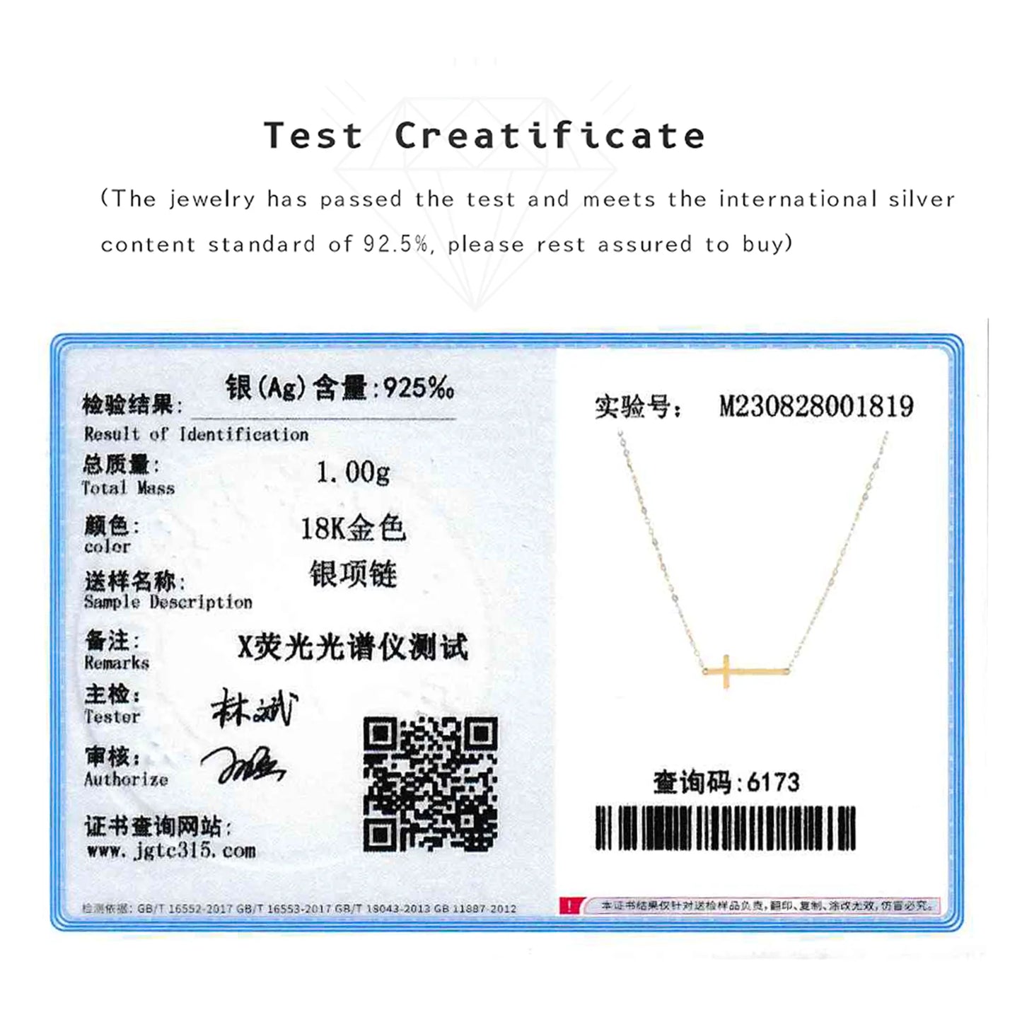 DPLAOPA 925 Sterling Silver Gold Cross Necklace Choker Gift for Her Protection Birthday Gift Religious Jewelry Holy Communion