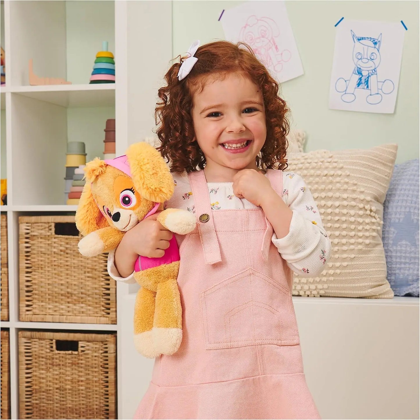 Genuine PAW Patrol Official Chase Skye Marshall Rubble Take Along Buddy Plush Toy Premium Stuffed Animal 13” 30cm Children Gift