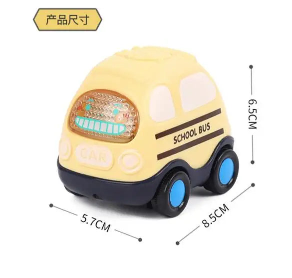 Mini Racing Car Kids Educational Toy Baby Car Toys Cars Soft & Sturdy Pull Back Car Toys For Children Boys Girl 1 2 3 4 5 Years