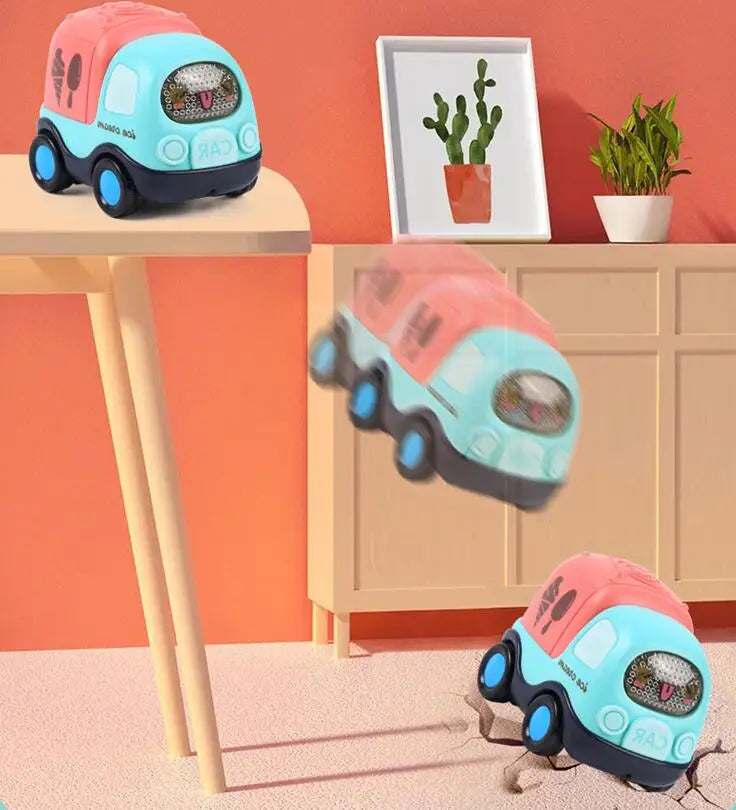 Mini Racing Car Kids Educational Toy Baby Car Toys Cars Soft & Sturdy Pull Back Car Toys For Children Boys Girl 1 2 3 4 5 Years