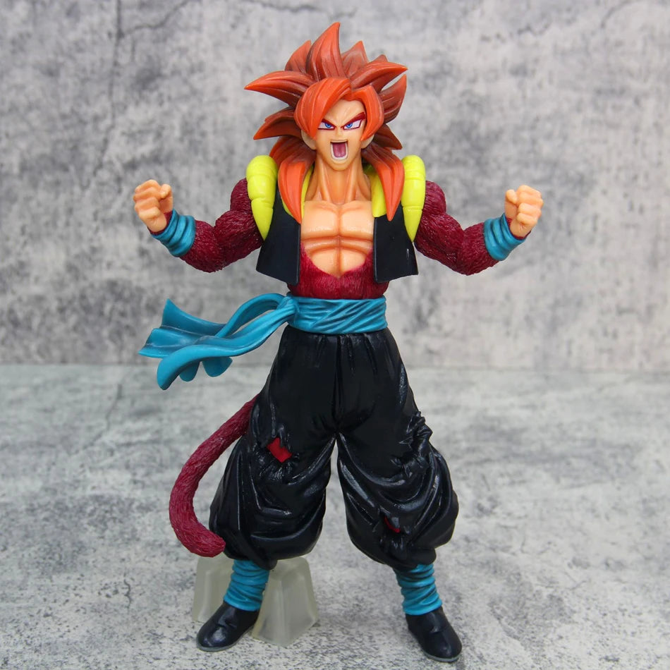 Dragon Ball GT Super Saiyan 4 Anime Figure Goku Vegeta Gogeta SSJ4 Figurine PVC Statue Action Figures Model Collection Toy Gifts