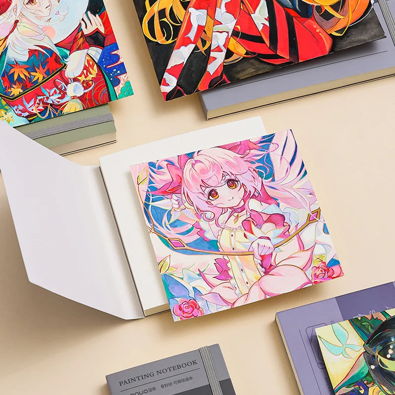 Creative Tearable Blank Painting Notebook Artist Thick Drawing Sketching Book for School Student Art Stationery Supplies