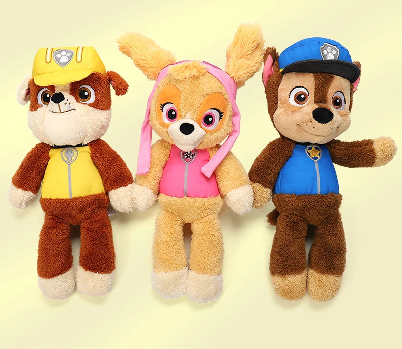 Genuine PAW Patrol Official Chase Skye Marshall Rubble Take Along Buddy Plush Toy Premium Stuffed Animal 13” 30cm Children Gift