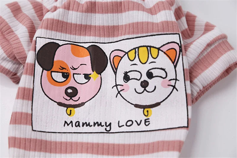 Dog Pajamas Pet Clothes for Small Dogs Cat Overall Suit Dog Puppy Jumpsuit for Dogs Chihuahua Sleepingwear Pet Clothing Coat