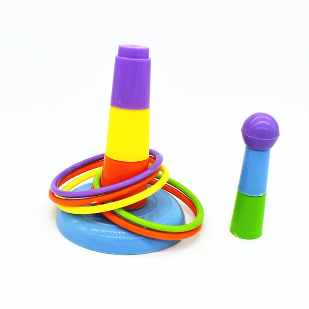 Funny Mini Ferrule Toy for Parrot Bird Training Intelligence Toy Game Colorful Rings Bird Activity Training Toy DropShipping