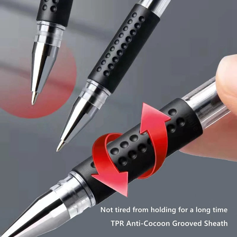 Haile Kawaii Gel Pens ink Refill Set 0.5mm Ballpoint Pen Bullet Tip School Journal Writing Signature Child Stationery Supplies