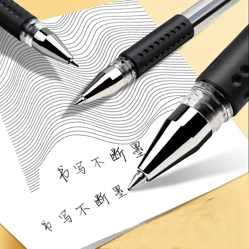 Haile Kawaii Gel Pens ink Refill Set 0.5mm Ballpoint Pen Bullet Tip School Journal Writing Signature Child Stationery Supplies
