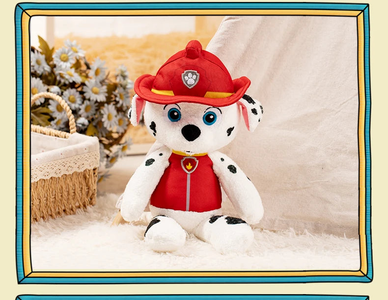 Genuine PAW Patrol Official Chase Skye Marshall Rubble Take Along Buddy Plush Toy Premium Stuffed Animal 13” 30cm Children Gift