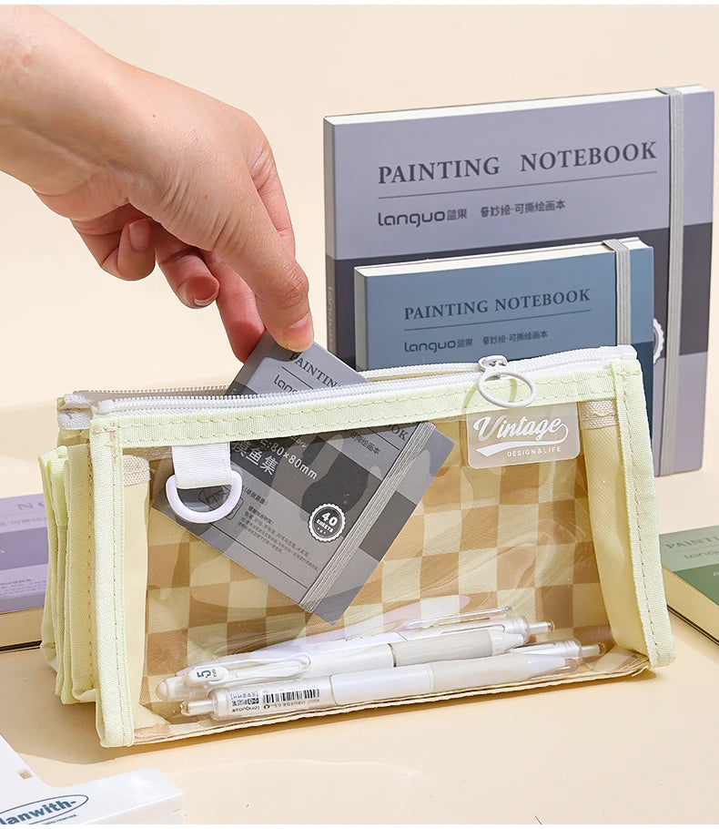 Creative Tearable Blank Painting Notebook Artist Thick Drawing Sketching Book for School Student Art Stationery Supplies