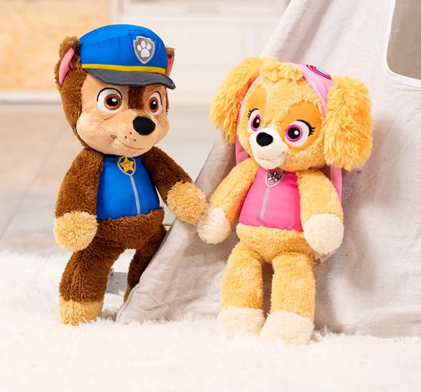 Genuine PAW Patrol Official Chase Skye Marshall Rubble Take Along Buddy Plush Toy Premium Stuffed Animal 13” 30cm Children Gift